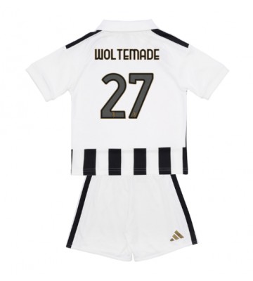 Juventus Nick Woltemade #27 Hjemmebanetrøje Børn 2026-27 Kortærmet (+ Korte bukser)
